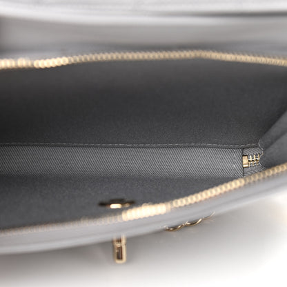 Chanel Caviar Quilted Medium Business Affinity Flap Grey 6 of 12