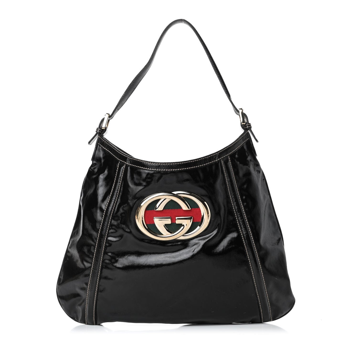 Dialux Medium Britt Shoulder Bag Black