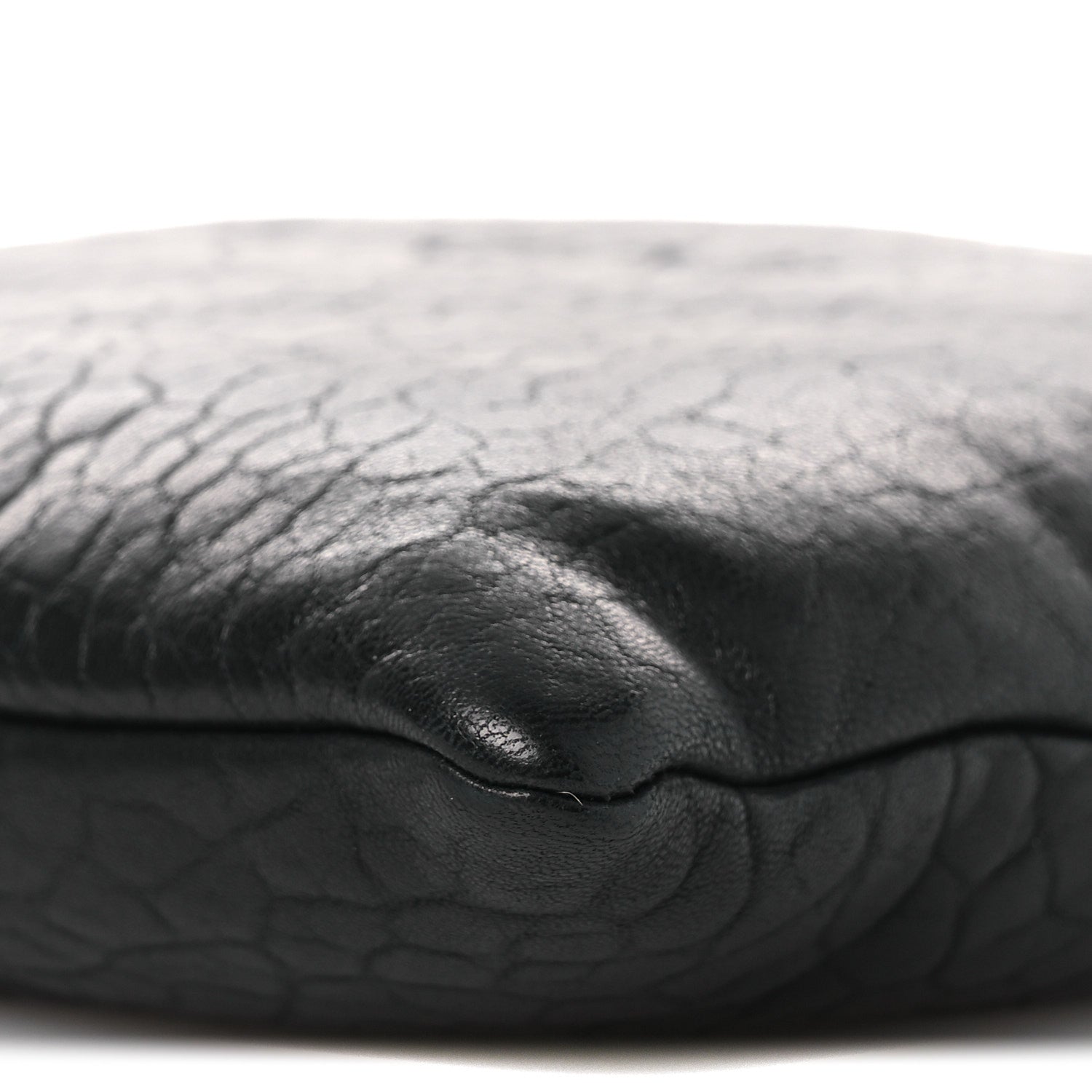 Saint Laurent Calfskin Large Puffy Pouch Black 10 of 11
