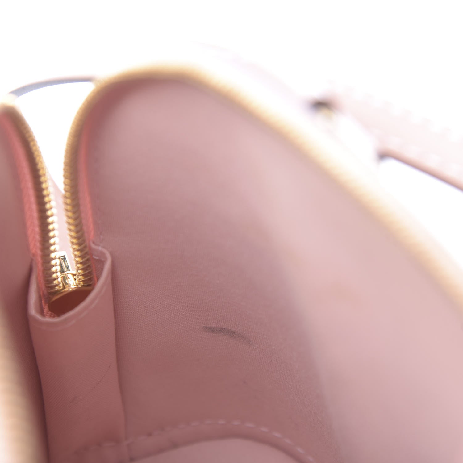 Louis Vuitton Vernis Alma BB Rose Ballerine 8 of 12