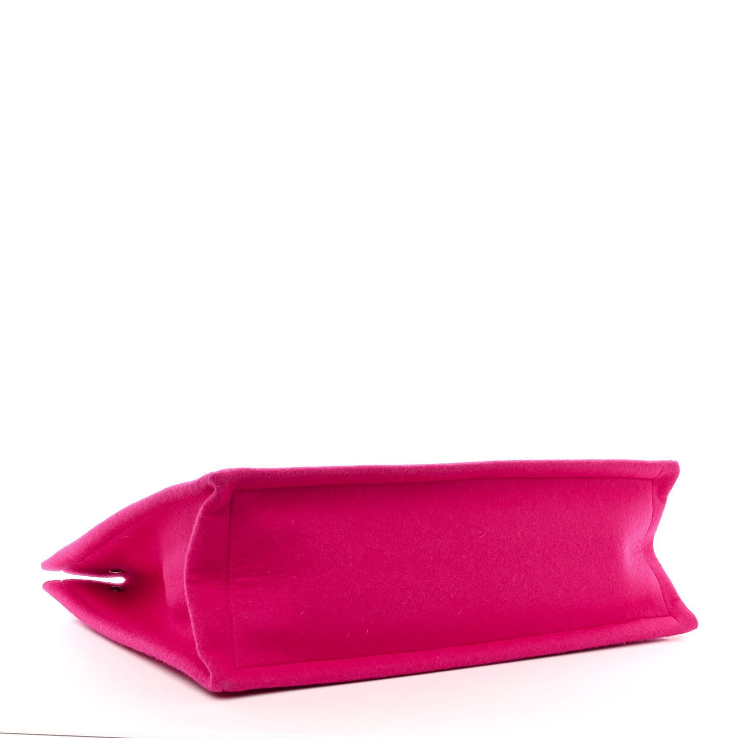 Wool Rive Gauche Tote Fuchsia