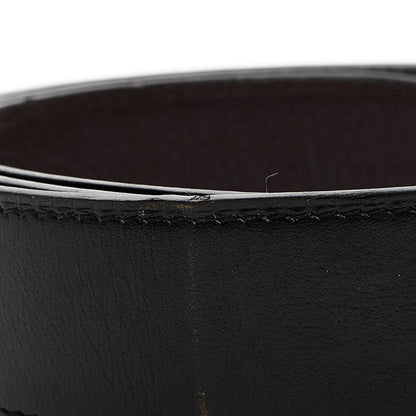 Hermes Box Togo 32mm H Belt 90 36 Black Chocolate 12 of 12