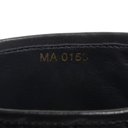 Louis Vuitton Calfskin Embossed Monogram Rebellion Half Boots 35 Black 5 of 7