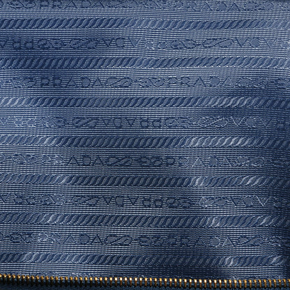 Prada Vitello Daino Large Shopping Tote Marine 11 of 11