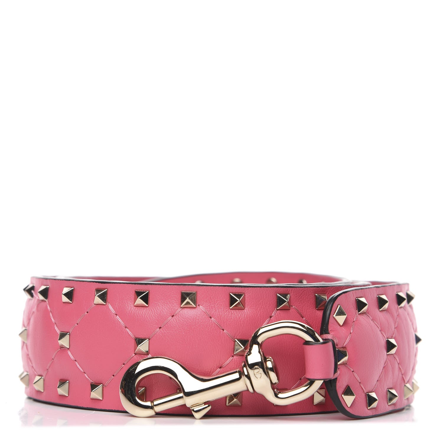 Valentino Garavani Lambskin Rockstud Spike Shoulder Strap Lipstick 1 of 4