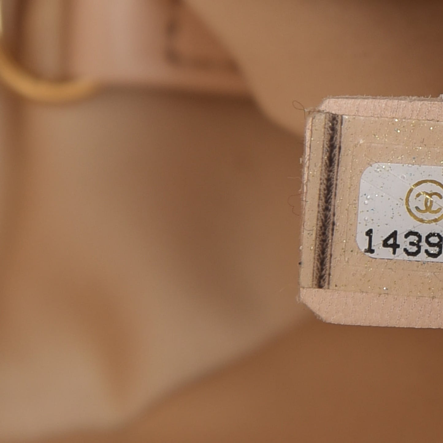 Caviar Quilted Petit Shopping Tote PST Beige