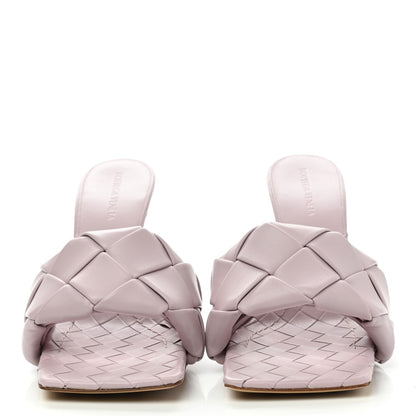 Bottega Veneta Nappa Maxi Intrecciato Lido 90mm Mule Sandals 41 Magnolia 2 of 7