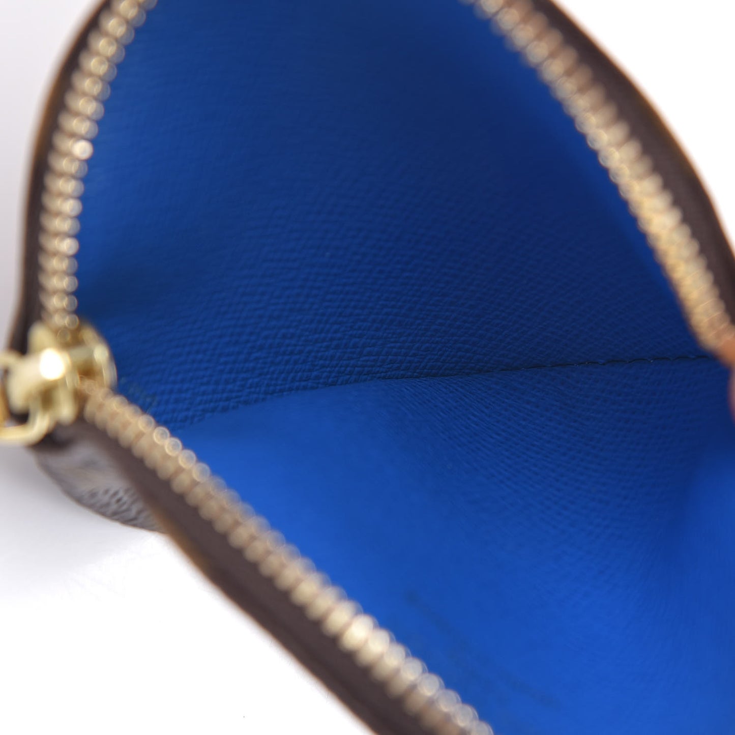 Monogram 2019 Christmas Animation Round Coin Purse Blue