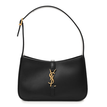 Saint Laurent Smooth Calfskin Le 5 A 7 Hobo Black 1 of 12