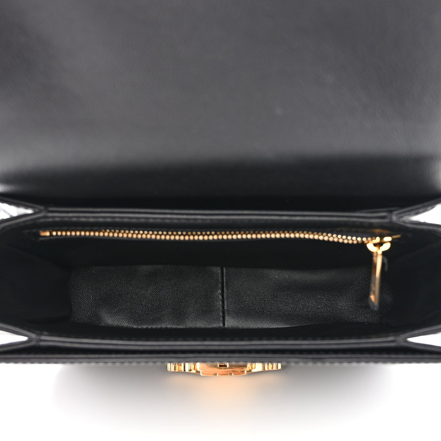 Celine Shiny Calfskin Teen Triomphe Black 5 of 11