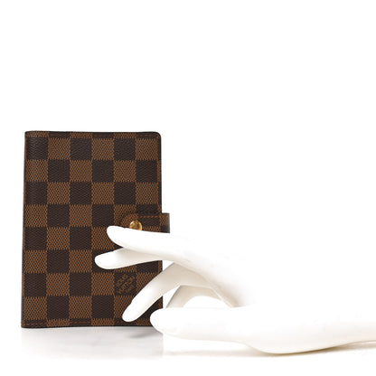 Louis Vuitton Damier Ebene Small Ring Agenda Cover 2 of 6