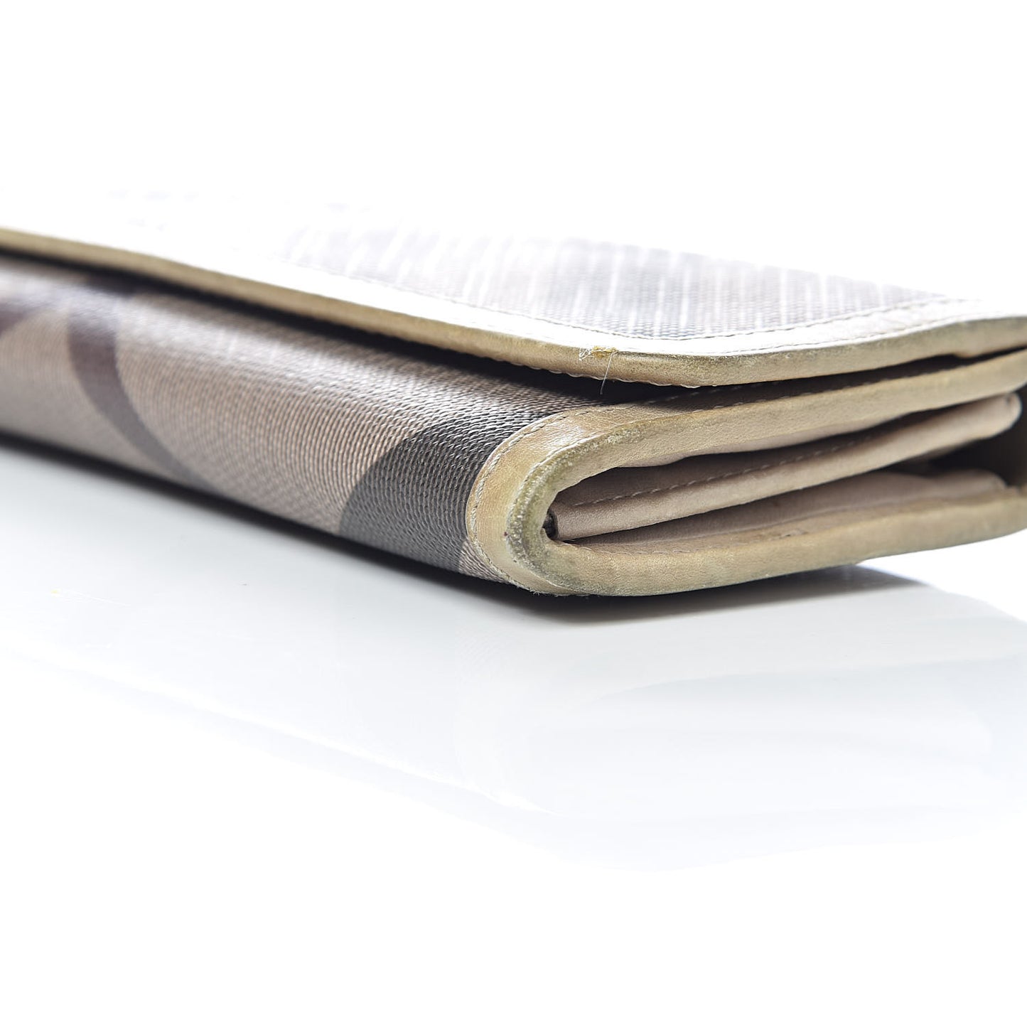 Smoked Check Continental Wallet Trench