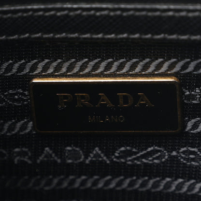 Prada Saffiano Small Galleria Double Zip Tote Black 11 of 19