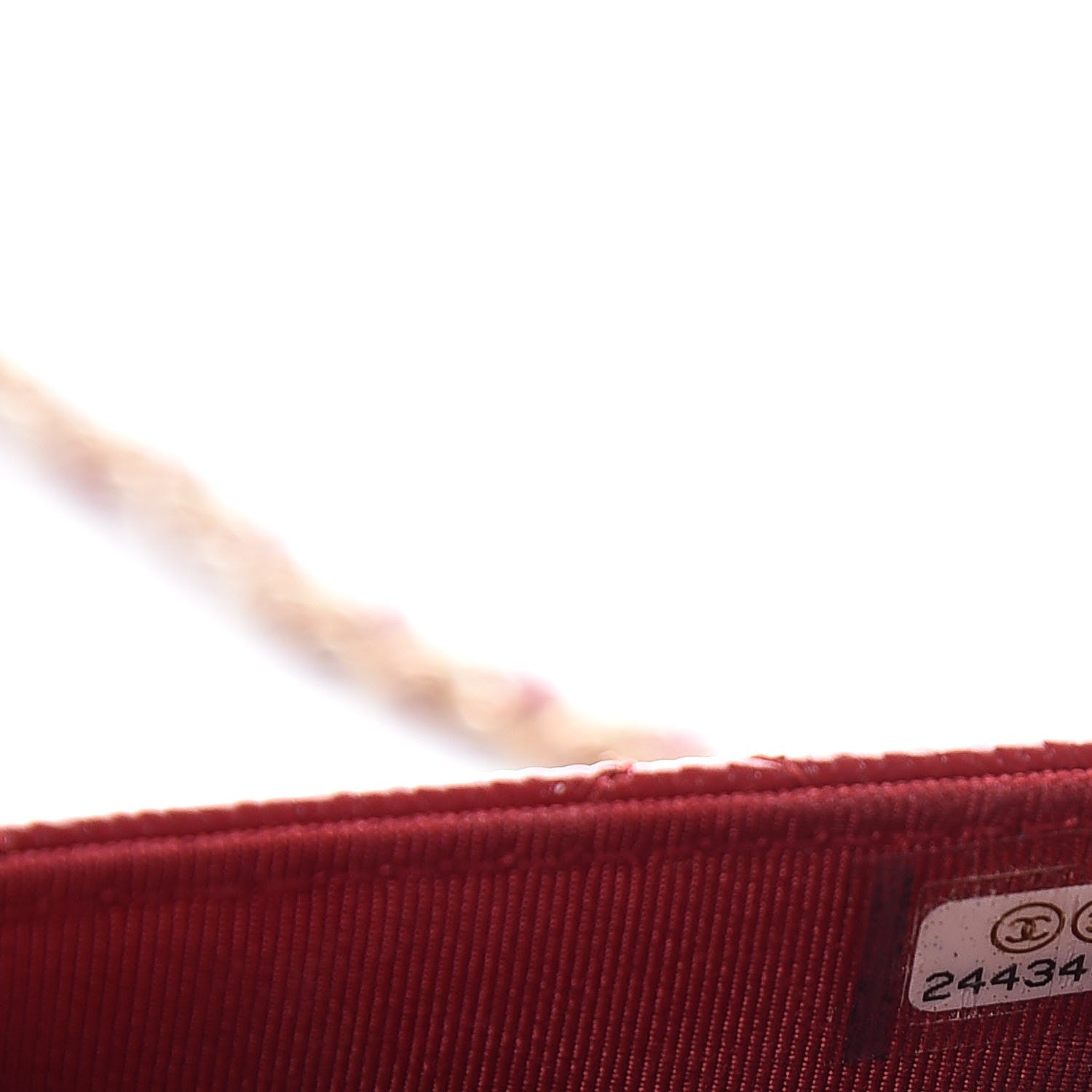 Chanel Caviar Quilted Wallet on Chain WOC Red 8 of 9