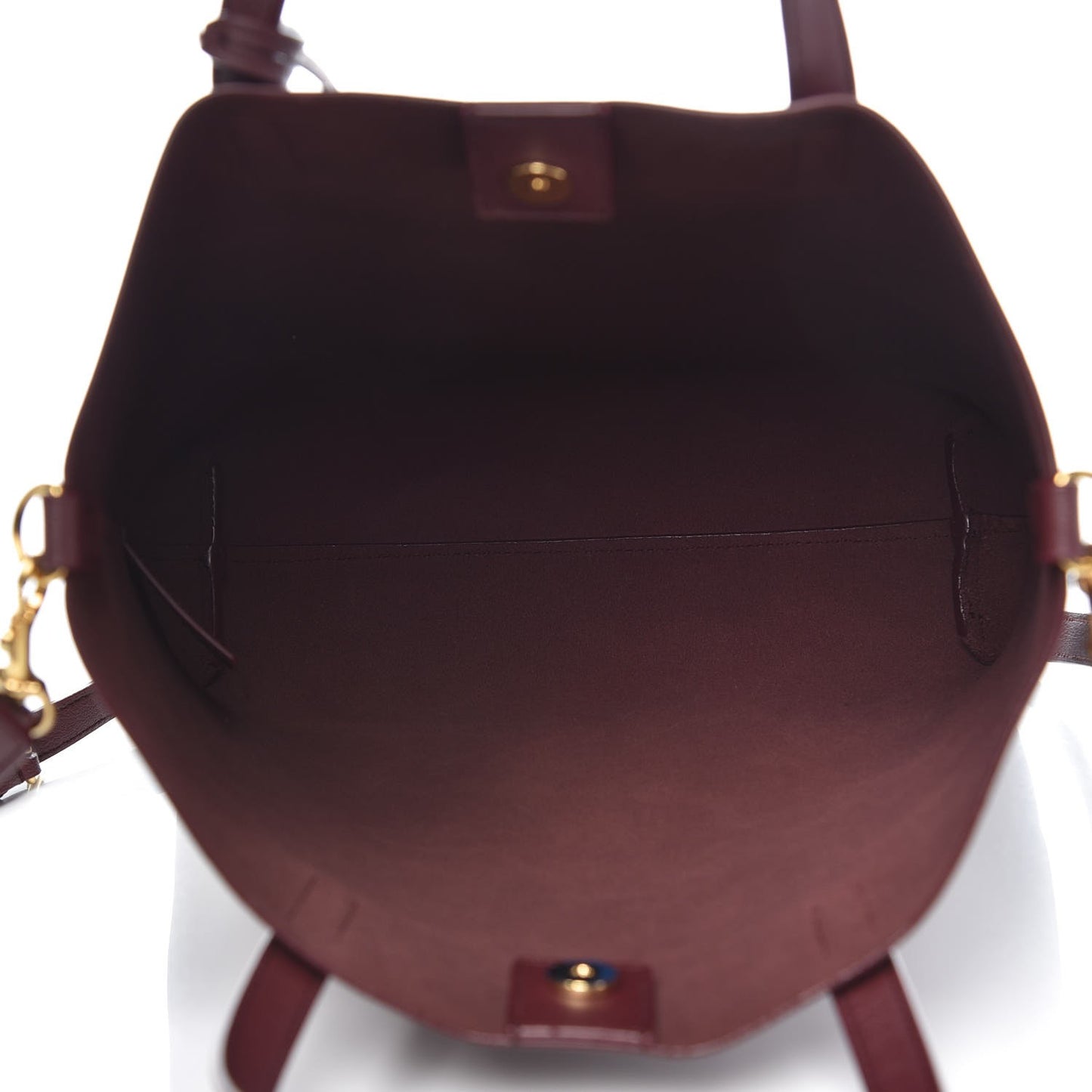 Calfskin Toy Shopping Tote Dark Red