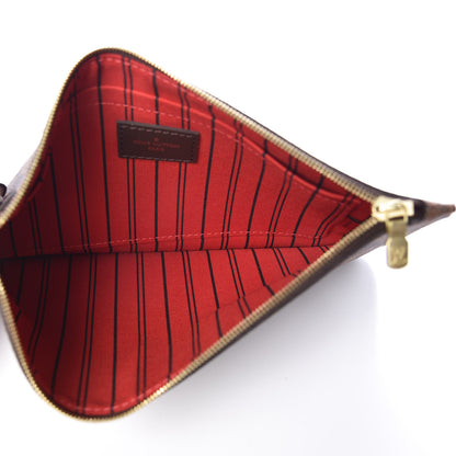 Louis Vuitton Damier Ebene Neverfull MM GM Pochette 5 of 8