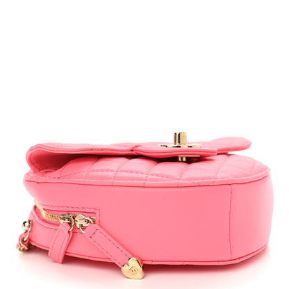 Chanel Lambskin Quilted CC In Love Heart Bag Pink 4 of 10