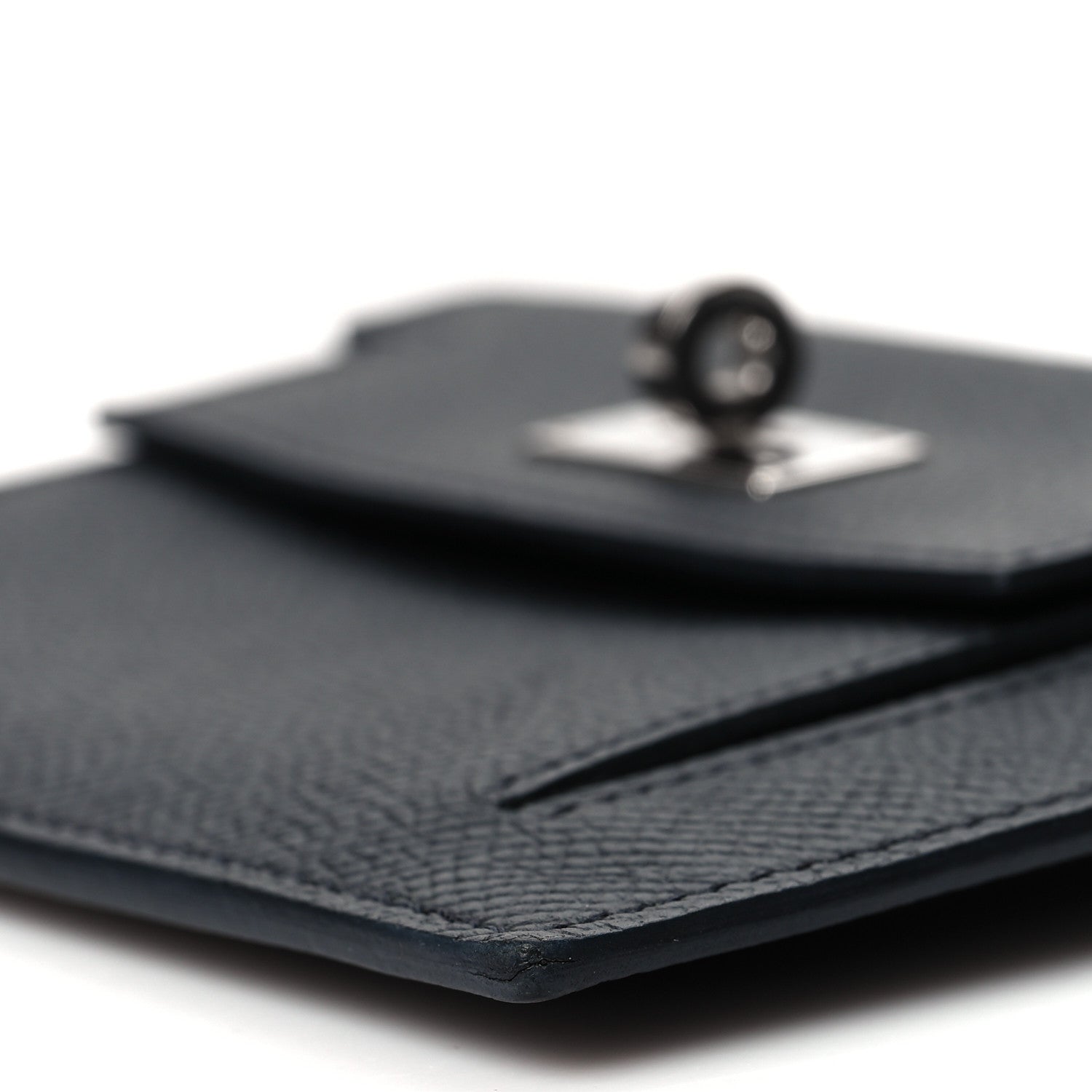 Hermes Epsom Kelly Pocket Compact Wallet Black 9 of 9