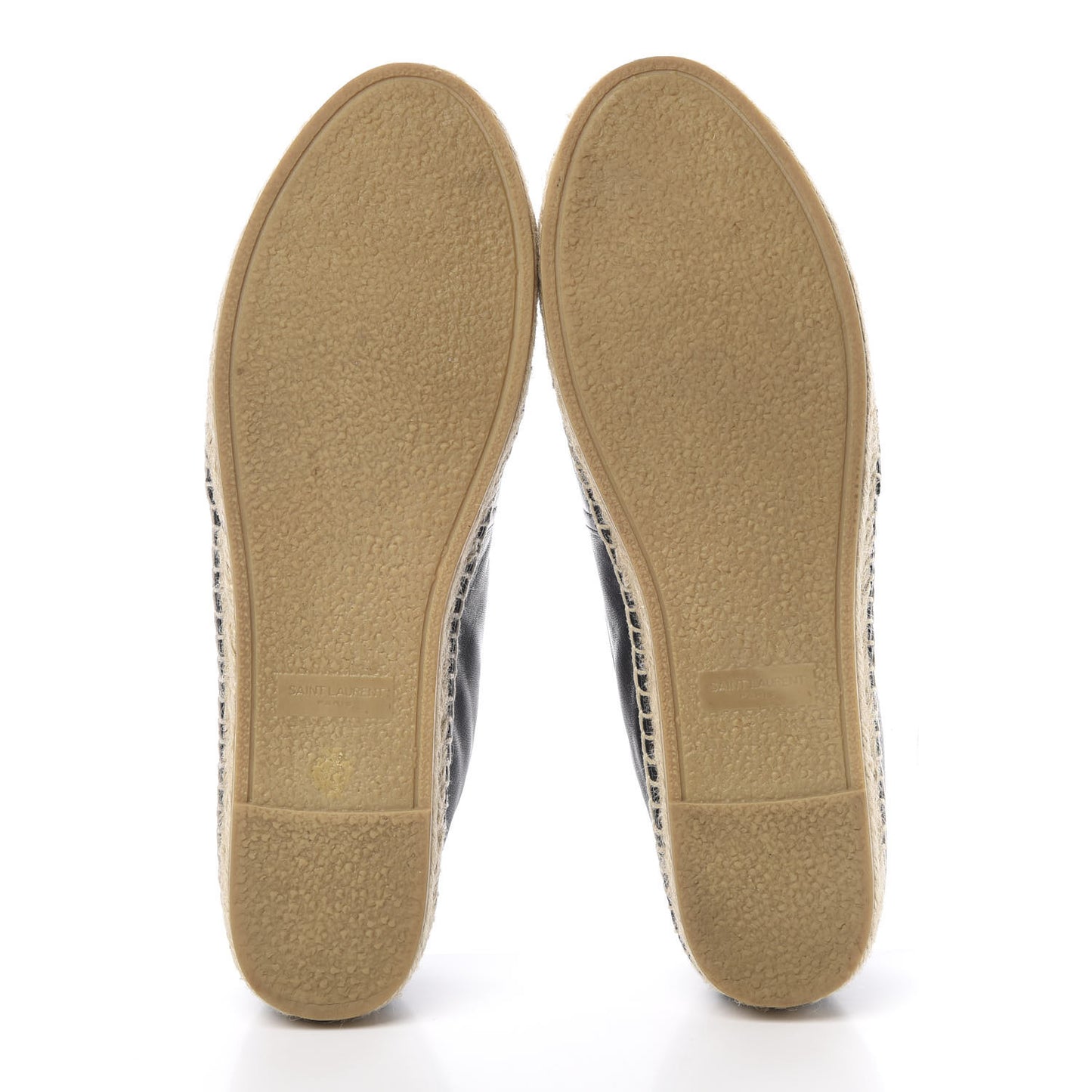 Lambskin Monogram Espadrilles 40 Black