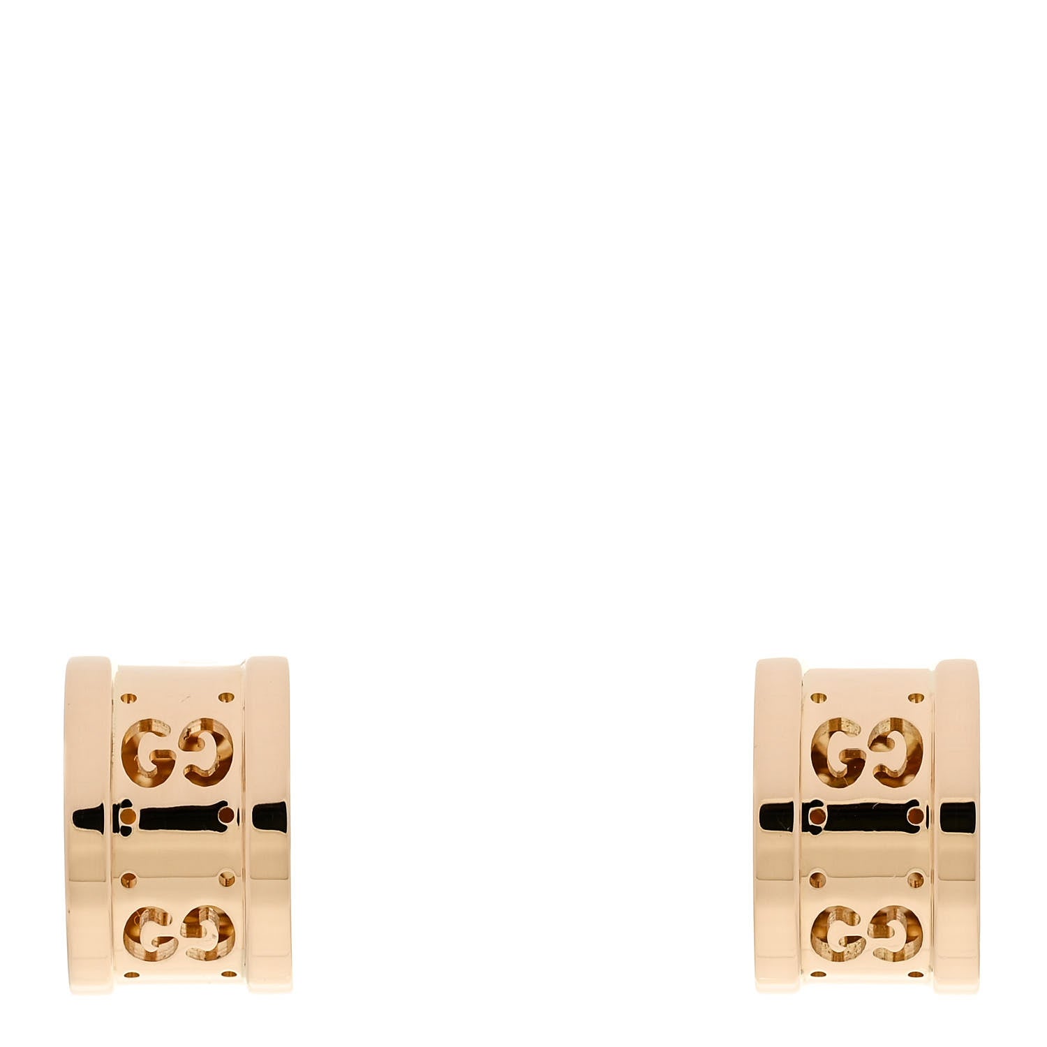 Gucci 18K Yellow Gold Icon Twirl Earrings 1 of 5