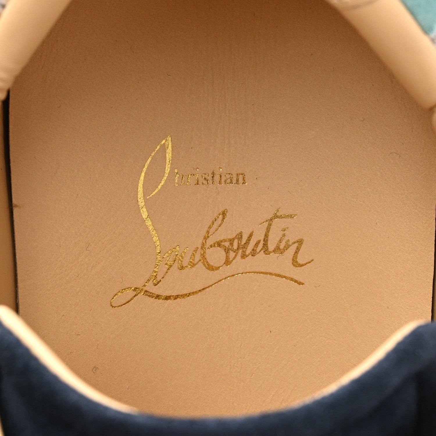 Christian Louboutin Suede Calfskin Mesh Loubishark Sneakers 40 Version Multicolor 8 of 10