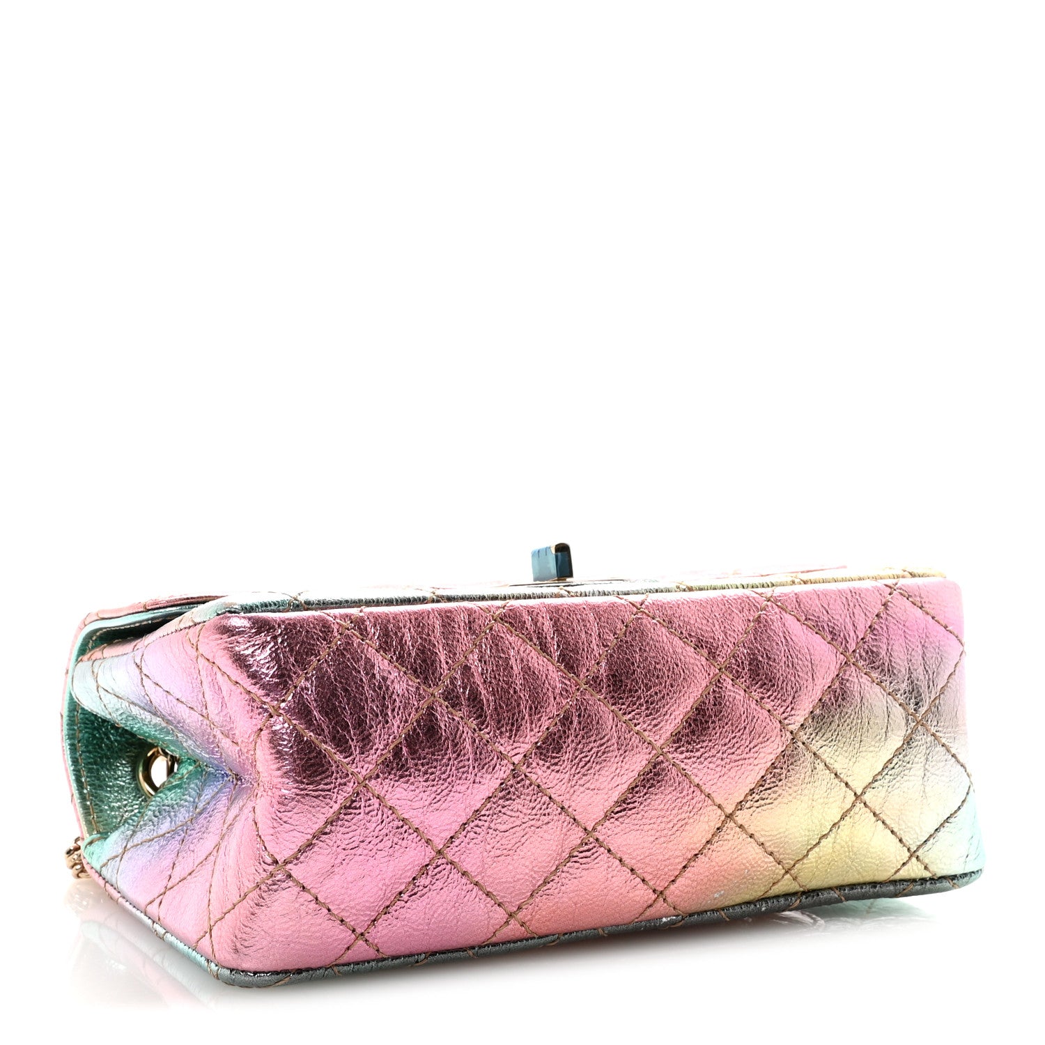 Chanel Metallic Goatskin Quilted Mini 2.55 Reissue Flap Multicolor Multicolor 4 of 11