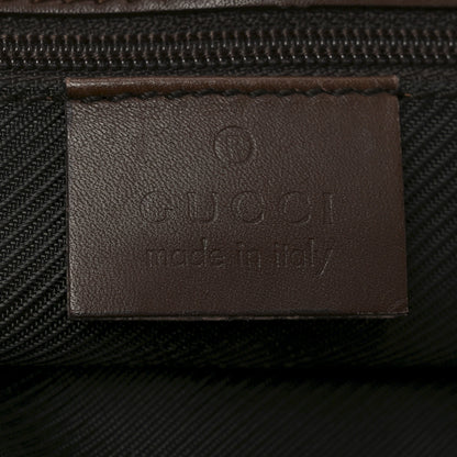 Gucci Monogram Large Bucket Tote Dark Brown 6 of 10
