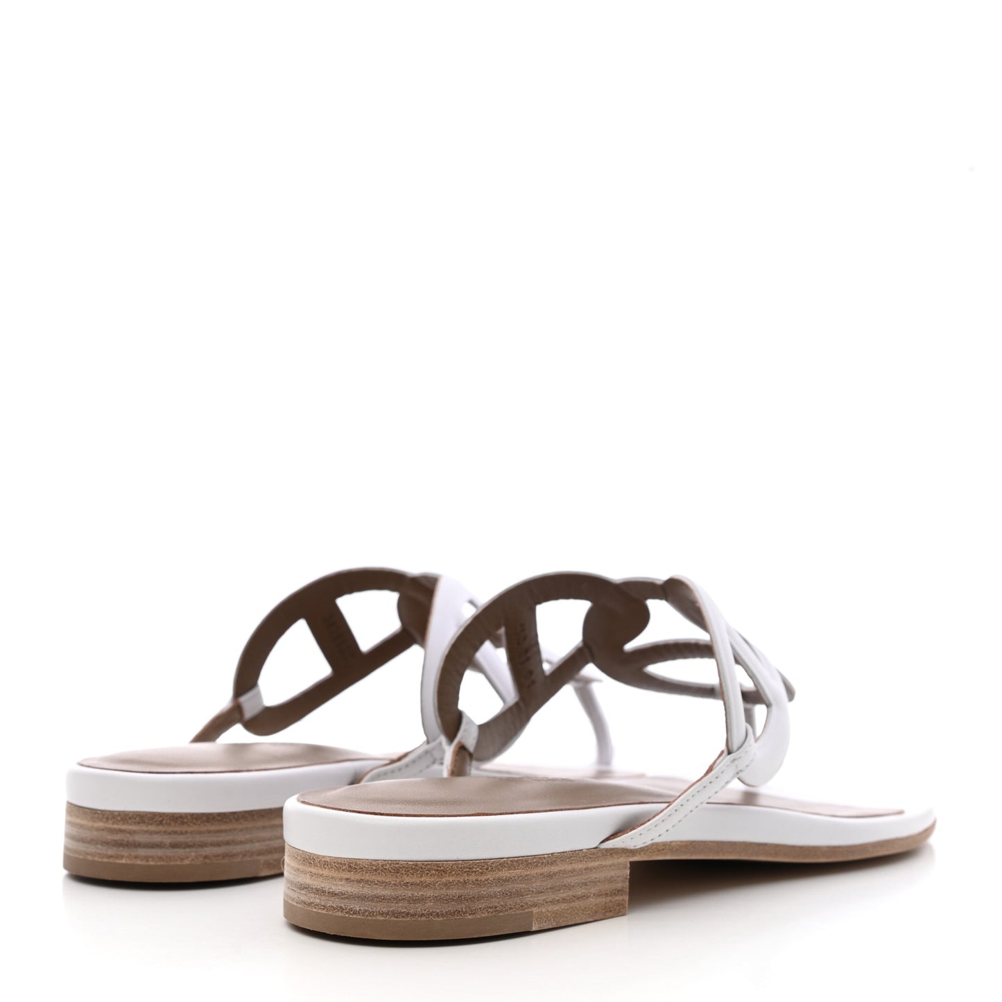 Nappa Womens Beach Sandals 36 White