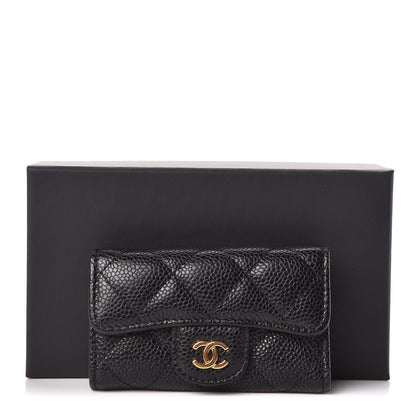 Chanel Caviar Quilted 6 Key Holder Black 15 of 15