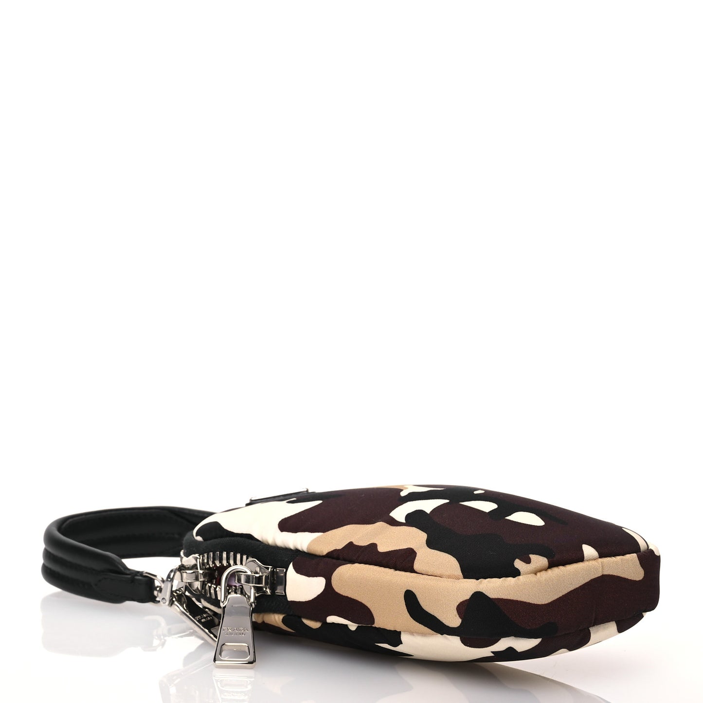 Tessuto Nylon Camouflage Pocket Mini Bag Sabbia Black