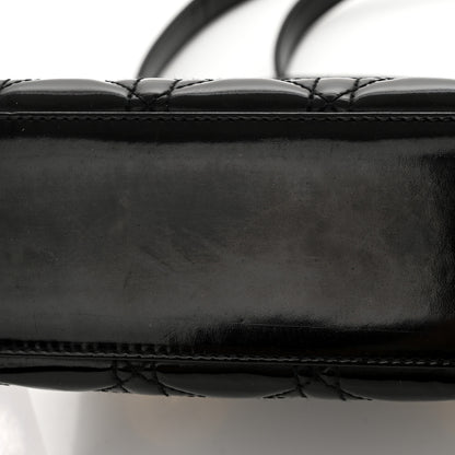 Christian Dior Patent Cannage Mini Lady Dior Black 10 of 13