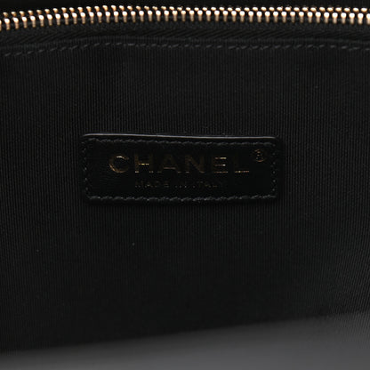 Chanel Crumpled Calfskin Quilted 31 Large Shopping Bag Black 5 of 10