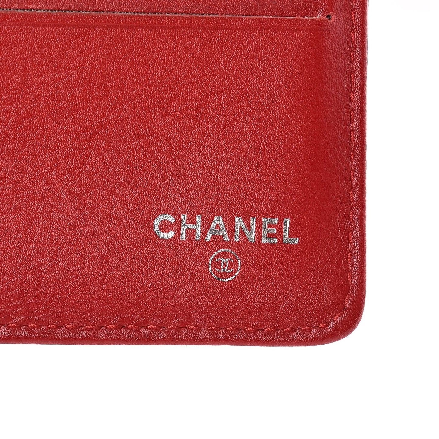 Caviar Timeless CC Large Flap Wallet Red