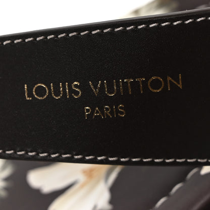 Louis Vuitton Supple Calfskin Blooming Monogram Mens LV Sunset Thong Sandals 8 Marron 8 of 10