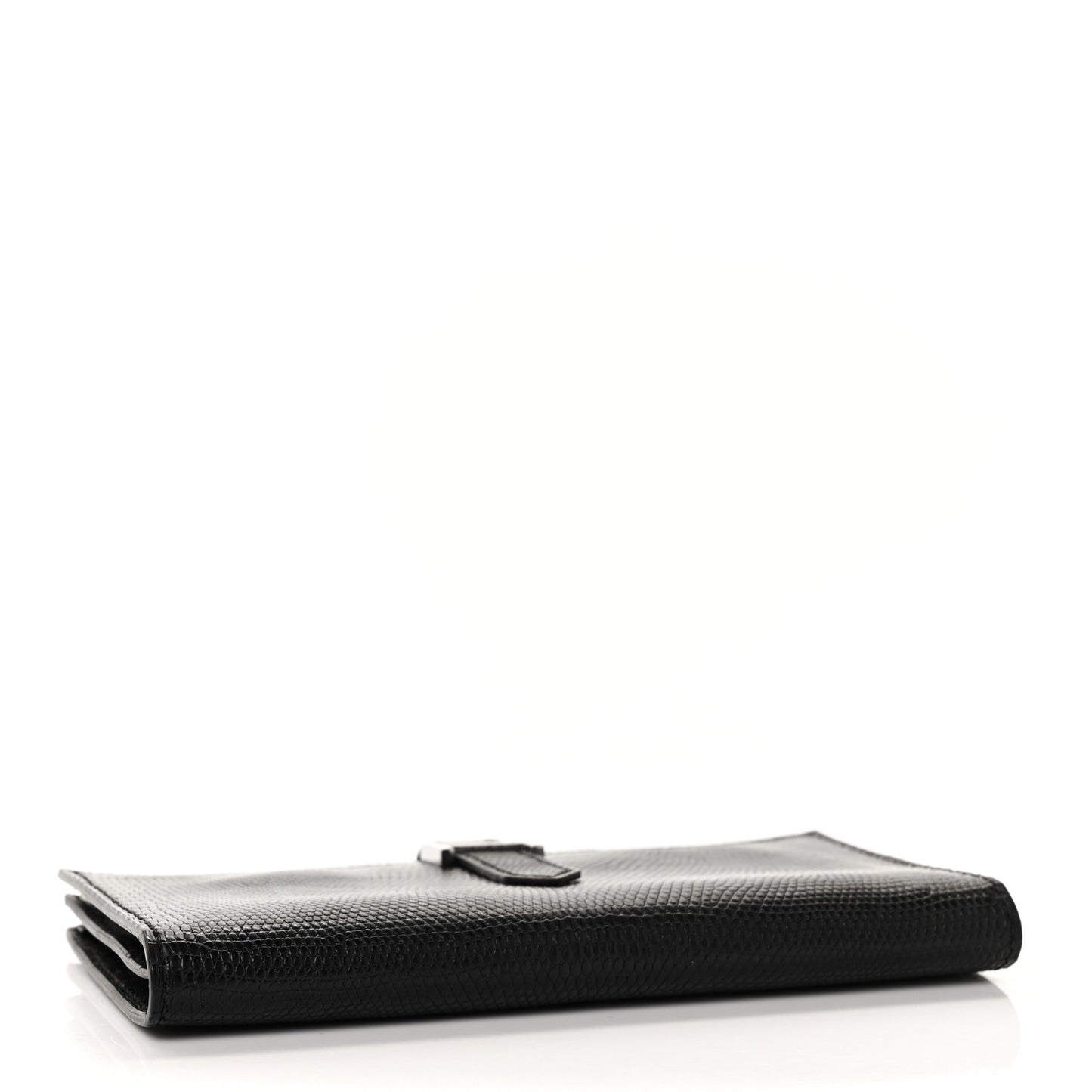 Niloticus Lizard Bearn Wallet Black