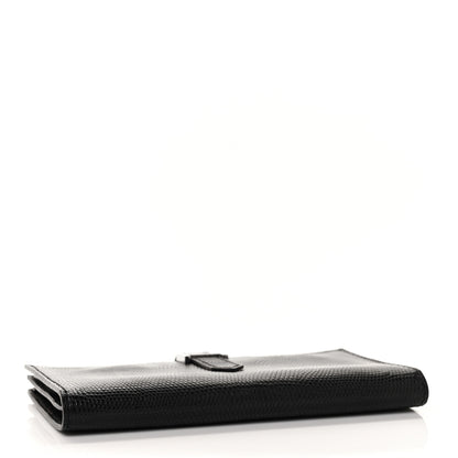 Hermes Niloticus Lizard Bearn Wallet Black 4 of 8