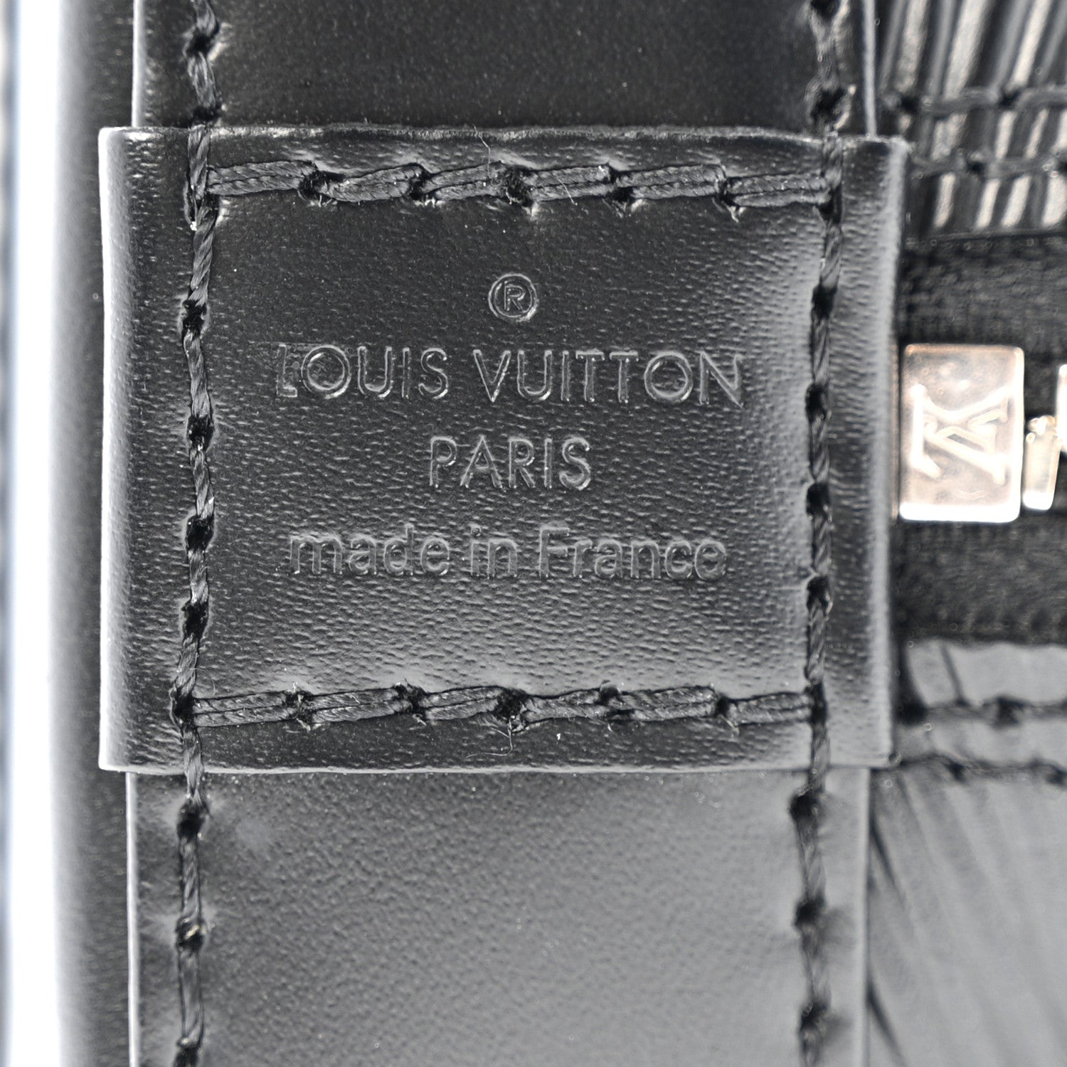 Louis Vuitton Epi Alma BB Black 7 of 14