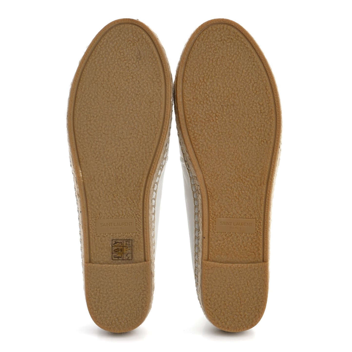 Lambskin Monogram Espadrilles 38 White