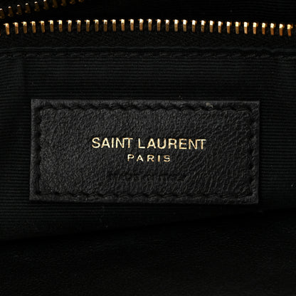 Saint Laurent Crinkled Calfskin Matelasse Monogram Medium Niki Chain Satchel Caramel 4 of 9