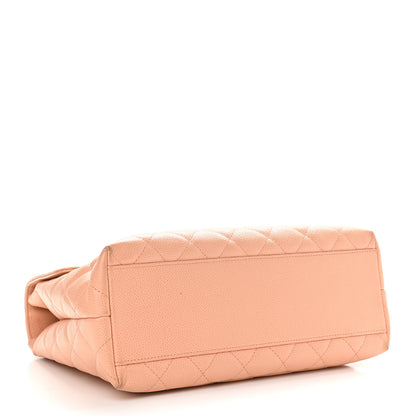 Chanel Caviar Quilted Jumbo Kelly Flap Beige 3 of 13