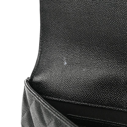 Chanel Caviar Quilted Medium Golden Class Pouch Black 8 of 9