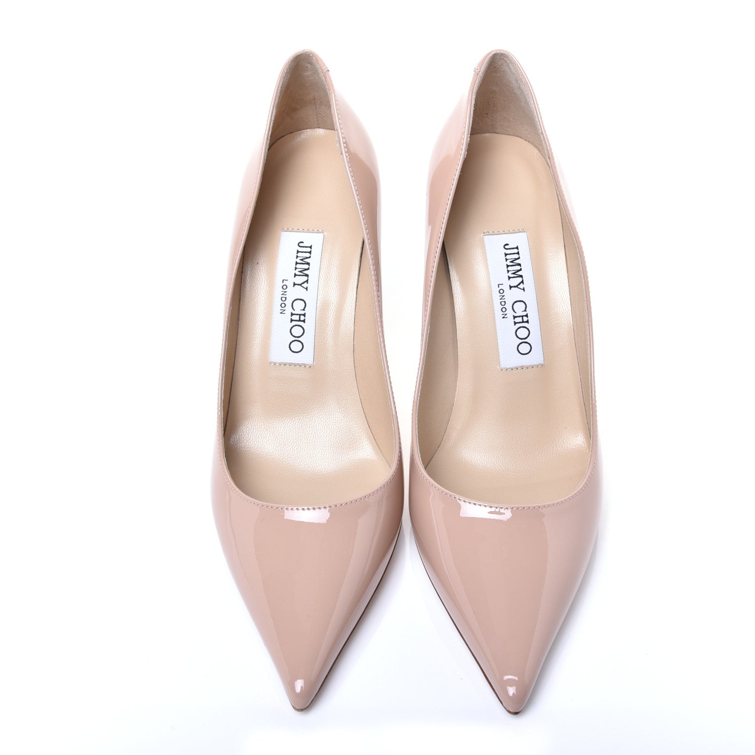 Jimmy Choo Patent Agnes 85 Pumps 35 Ballet Pink 5 of 9