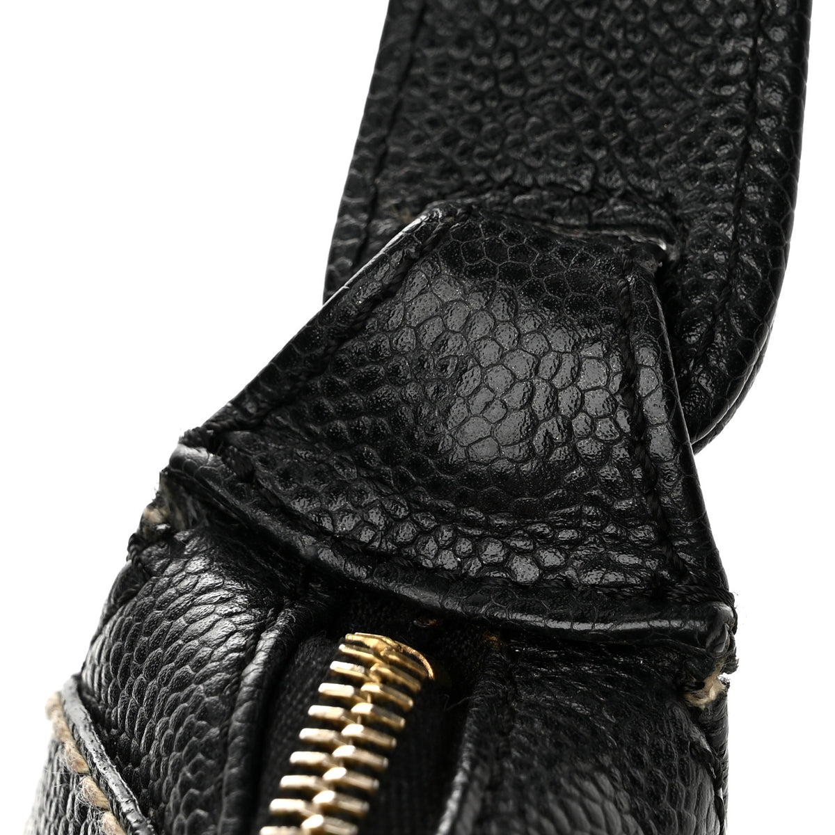 Chanel Caviar CC Stitched Small Hobo Black 12 of 13