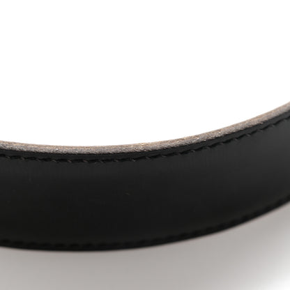 Hermes Box Epsom 32mm Constance H Belt 70 28 Black Gold 10 of 11