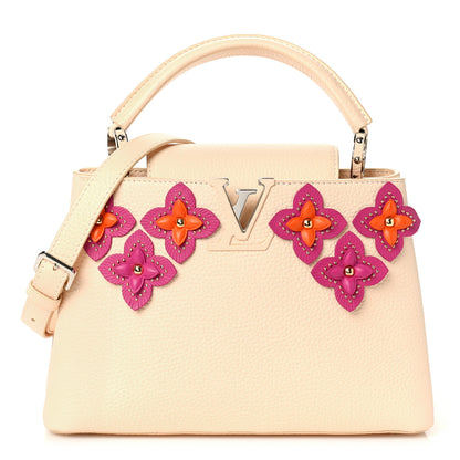 Louis Vuitton Taurillon Mechanical Flowers Capucines BB Dune 1 of 8