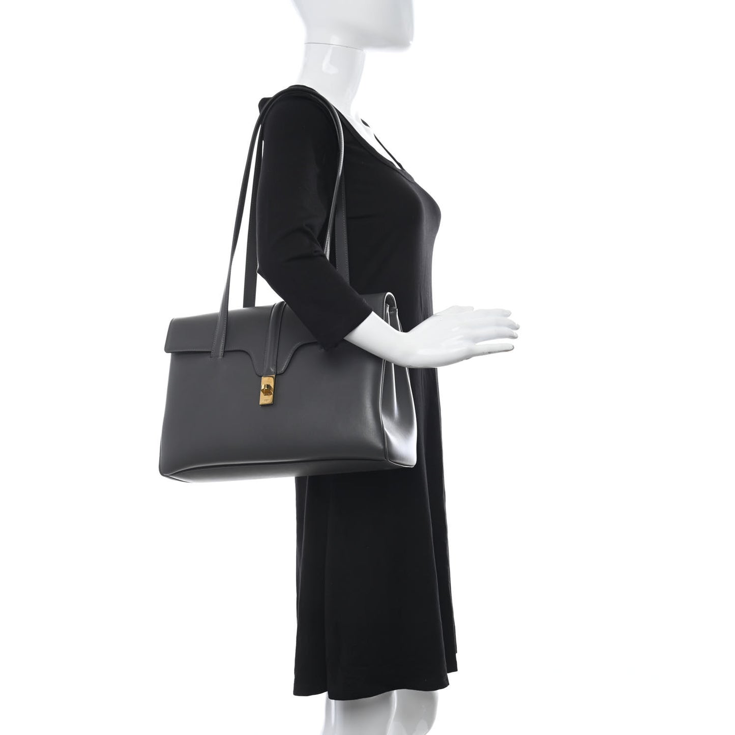 Calfskin Medium Soft 16 Bag Anthracite
