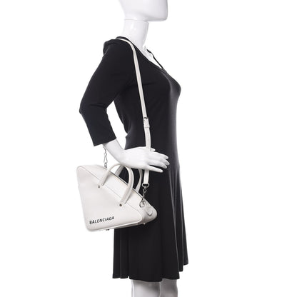 Balenciaga Calfskin S Triangle Duffle White 2 of 12