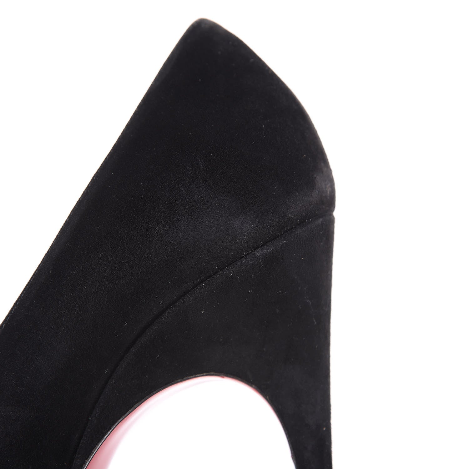 Christian Louboutin Veau Velours Alminette 100 Pumps 36 Black 9 of 10