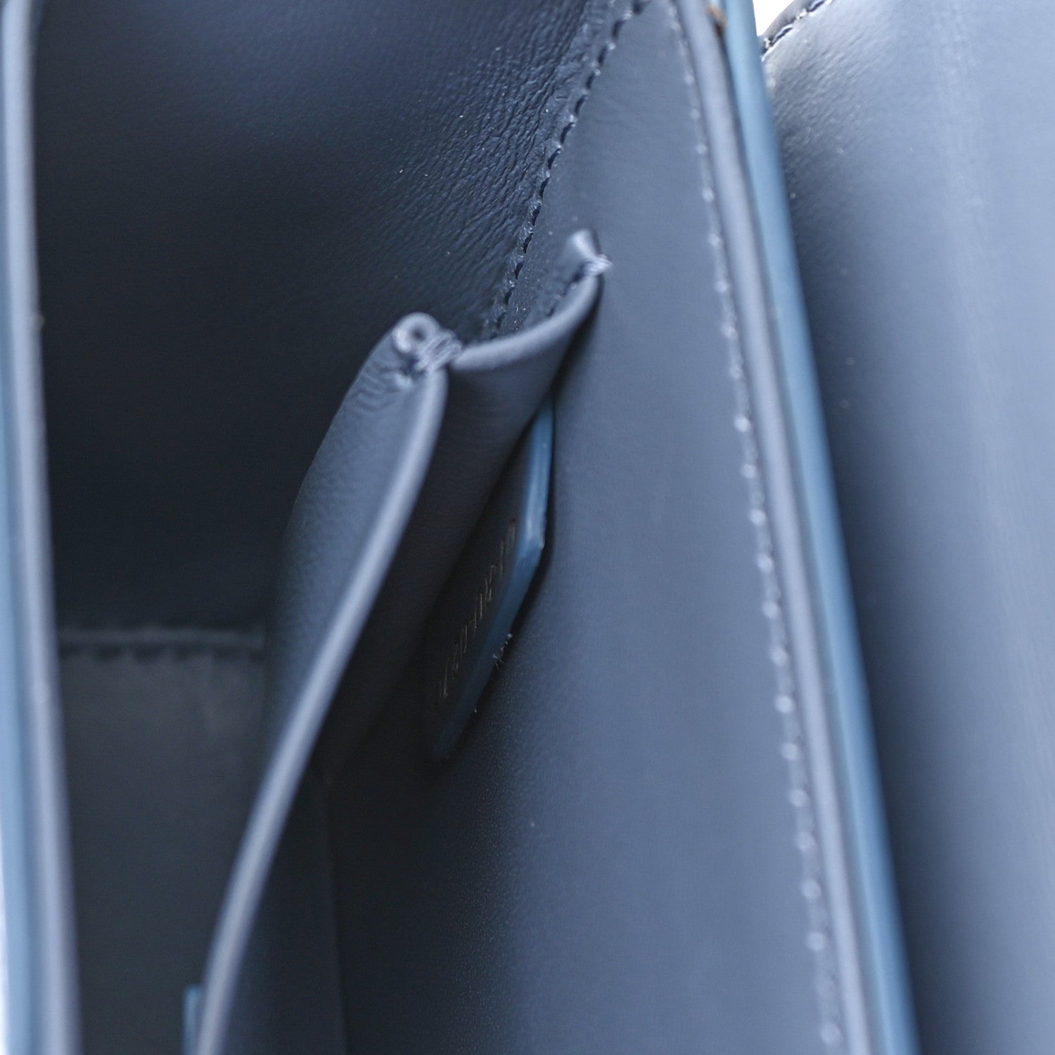 Christian Dior Box Calfskin 30 Montaigne Box Bag Blue 7 of 16