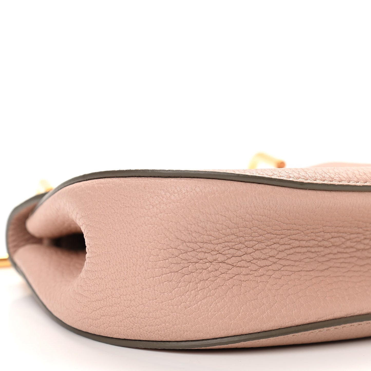 Grained Lambskin Mini Drew Shoulder Bag Misty Rose